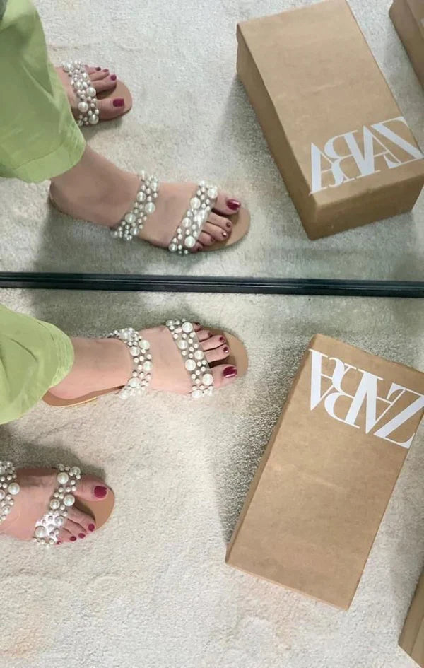 ZARA PEARL FLAT