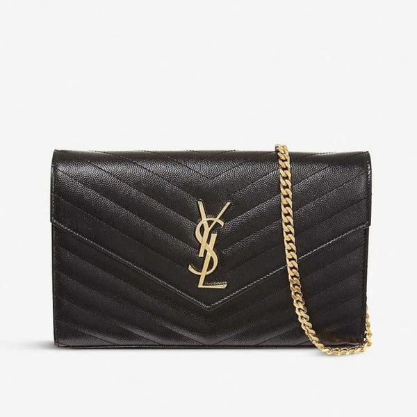 SAINT LAURENT LOGO PLAQUE CROSS THE BODY BAG