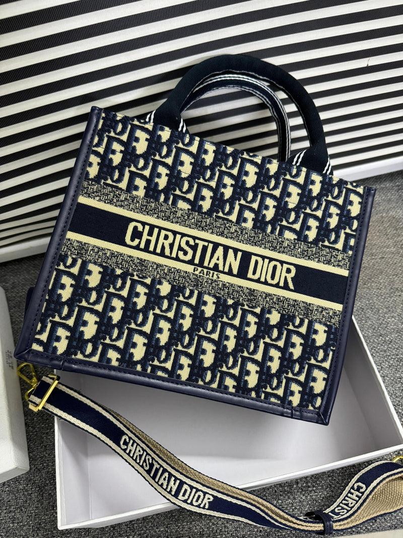 CHRISTAIN DIOR SMALL BOOK TOTE BAG