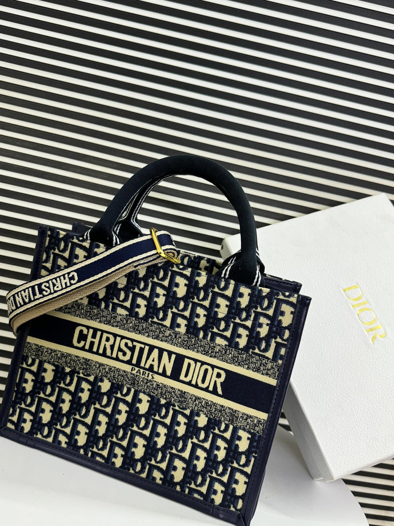 CHRISTAIN DIOR SMALL BOOK TOTE BAG