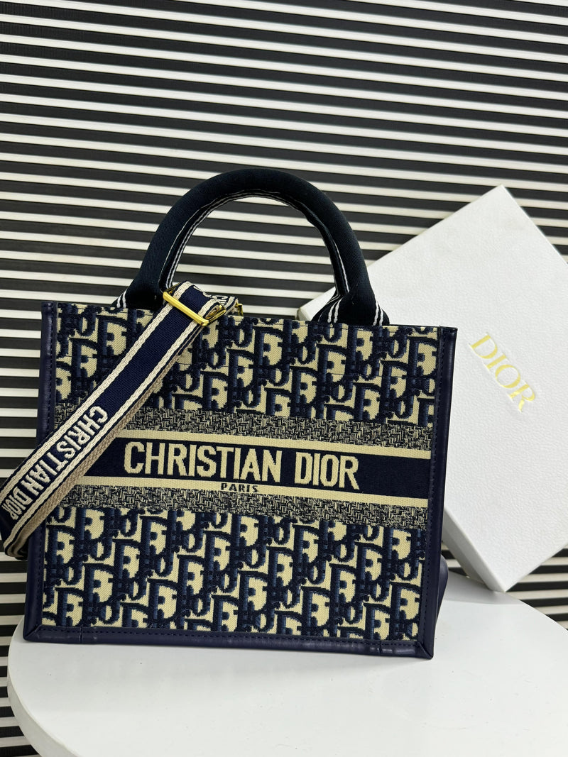 CHRISTAIN DIOR SMALL BOOK TOTE BAG